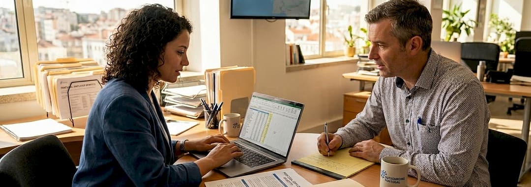 HR professionals reviewing Portugal employee benefits