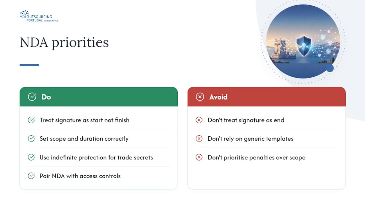 Why most NDA advice misses the point — overview diagram